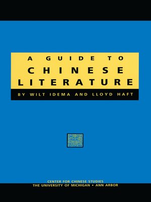 cover image of Guide to Chinese Literature